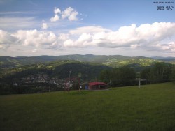 Pohled na Krkonoše
