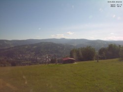 Pohled na Krkonoše