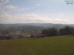 Pohled na Krkonoše