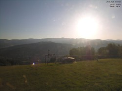 Pohled na Krkonoše