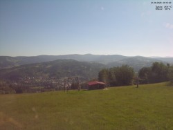 Pohled na Krkonoše