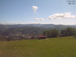 Pohled na Krkonoše