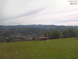 Pohled na Krkonoše
