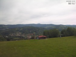 Pohled na Krkonoše