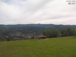 Pohled na Krkonoše