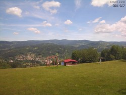 Pohled na Krkonoše
