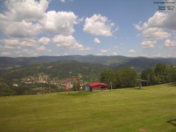 Pohled na Krkonoše