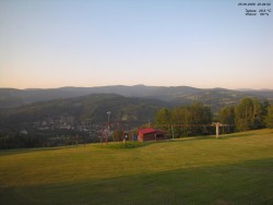 Pohled na Krkonoše