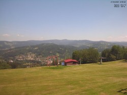 Pohled na Krkonoše