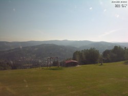 Pohled na Krkonoše