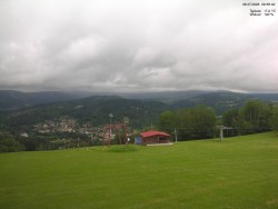 Pohled na Krkonoše