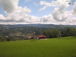 Pohled na Krkonoše