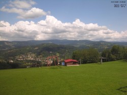 View of the Krkonoše Mountains