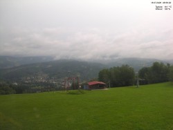 Pohled na Krkonoše