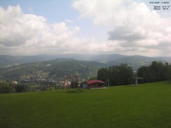 Pohled na Krkonoše