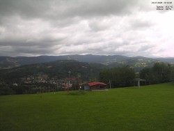 Pohled na Krkonoše