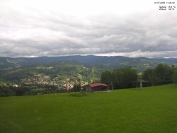 Pohled na Krkonoše