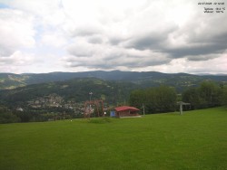 Pohled na Krkonoše