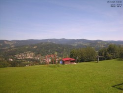 Pohled na Krkonoše