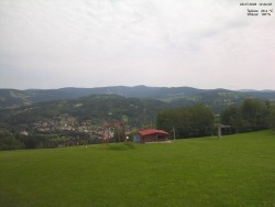 Pohled na Krkonoše