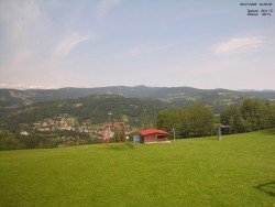 Pohled na Krkonoše