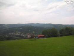 Pohled na Krkonoše