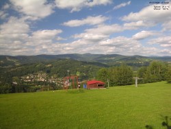 Pohled na Krkonoše