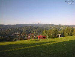 Pohled na Krkonoše