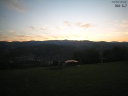 View of the Krkonoše Mountains