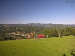 Pohled na Krkonoše