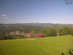 Pohled na Krkonoše