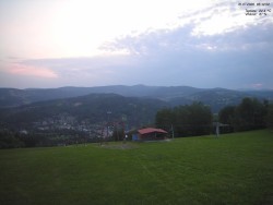 Pohled na Krkonoše