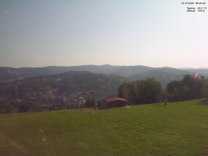 Skiareál Kamenec - Jablonec nad Jizerou - Pohled na Krkonoše - 31.7.2026 v 08:45 Skiareál Kamenec - Jablonec nad Jizerou - Pohled na Krkonoše - 31.7.2026 v 08:45