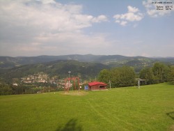 Pohled na Krkonoše