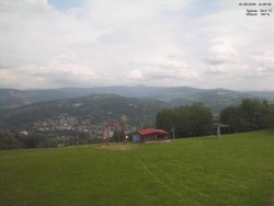 Pohled na Krkonoše