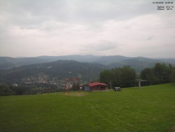 View of the Krkonoše Mountains