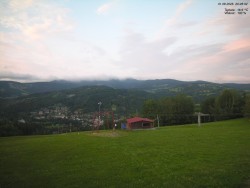 Pohled na Krkonoše