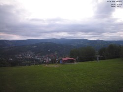 View of the Krkonoše Mountains