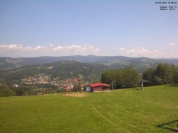 Pohled na Krkonoše