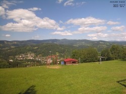 Pohled na Krkonoše