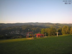 Pohled na Krkonoše