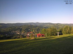 Pohled na Krkonoše