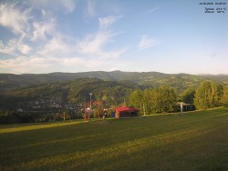 Pohled na Krkonoše