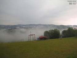 Pohled na Krkonoše