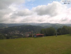 Pohled na Krkonoše