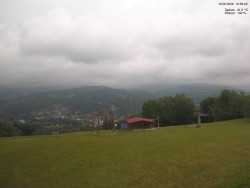 View of the Krkonoše Mountains