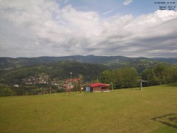 Pohled na Krkonoše