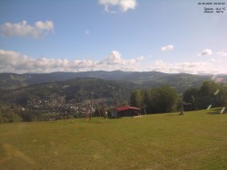 Pohled na Krkonoše