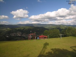 Pohled na Krkonoše