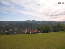 Pohled na Krkonoše